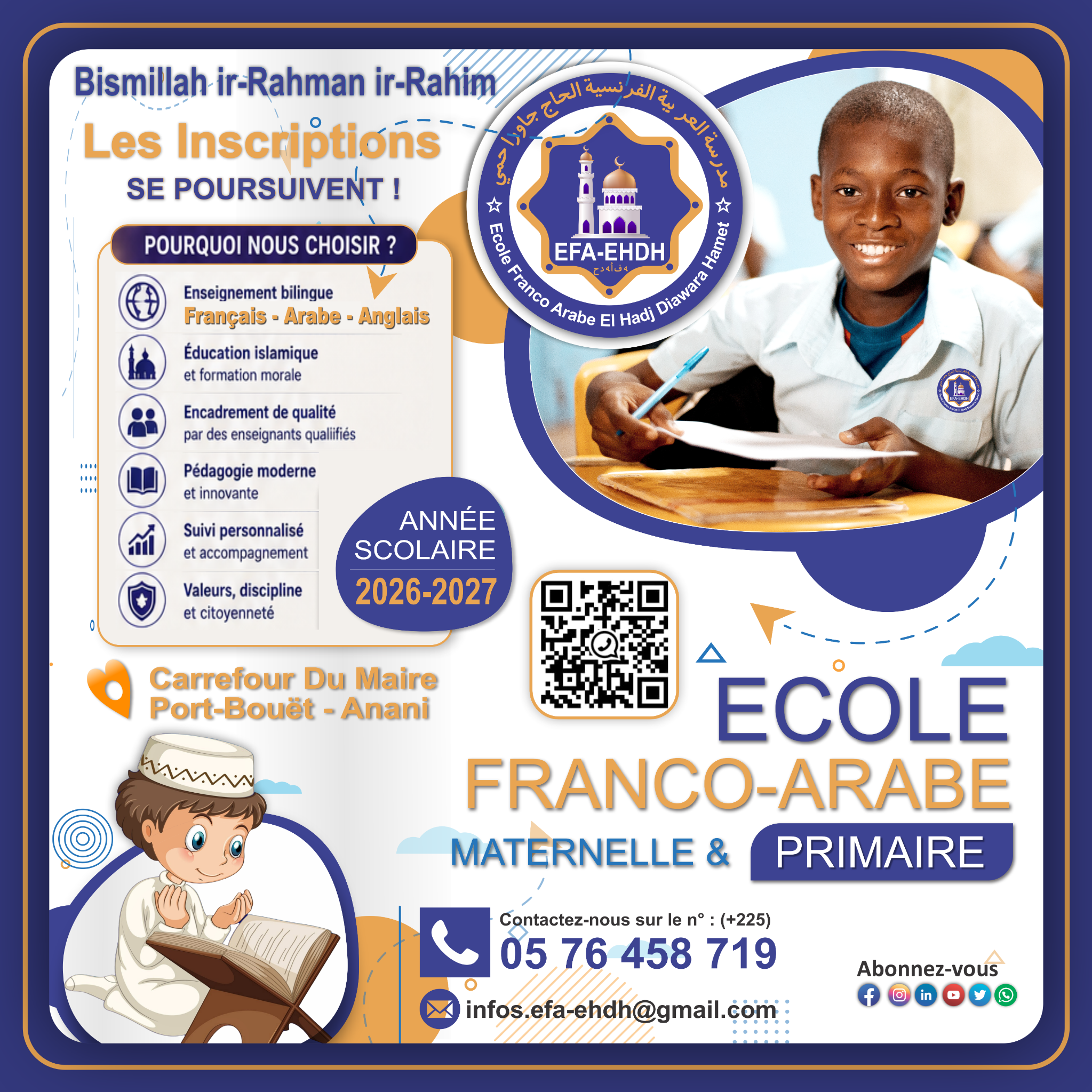 Dépliant officiel de rentrée 2026-2027